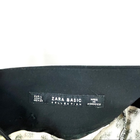 ZARA Leopard Print Hi Waist Bermuda Shorts - Picture 5 of 5